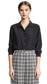 Vince Slim Fitted Blouse at Shopbop